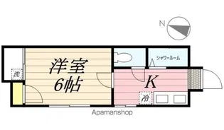 エレガンスハイツ警固【1階】の間取り