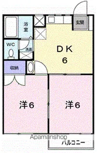 ニューシティK&E【2階】の間取り