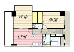 INSURANCE BLDG.XIX【13階】の間取り