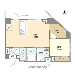 ルネサンスコート文京白山【4階】の間取り