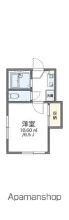 レオパレスアーバン泉【1階】の間取り