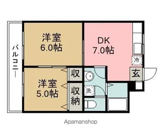 シュトラール【2階】の間取り