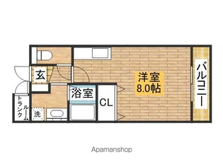 リーヴァ神石【3階】の間取り