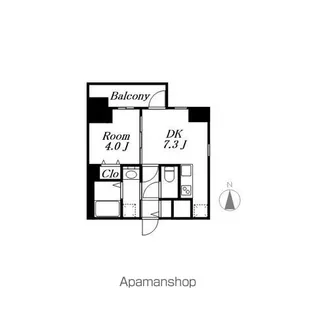 THE RESIDENCE PARK HISAYA ODORI【7階】の間取り