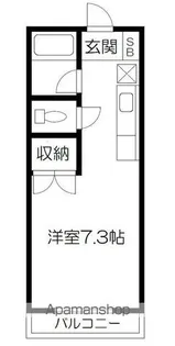 マーカス黒髪【304号室】の間取り