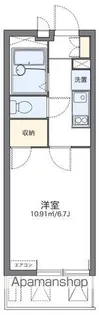 レオパレスコモディタ【2階】の間取り