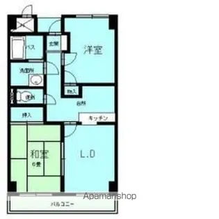 バリュー藪【3階】の間取り