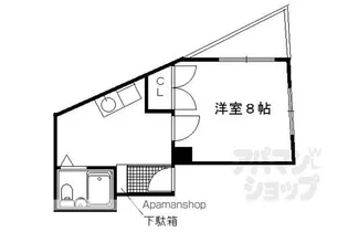 ハイツ京II【207号室】の間取り