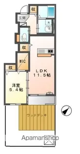 グレースⅡ【1階】の間取り