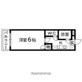 アクティブパレス百合ヶ丘D1【3号室】の間取り
