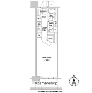 コンフォリア秋葉原EAST【9階】の間取り