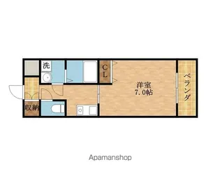 ラクラス高殿【9階】の間取り