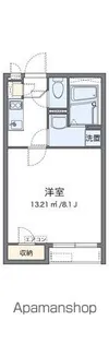 クレイノサニープレイス宮前平【1階】の間取り