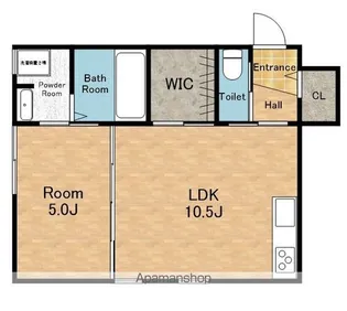 滋賀県彦根市京町2丁目【アパート】の間取り