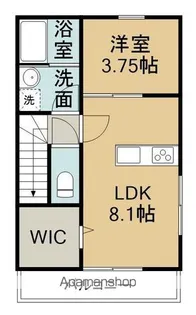 LUNA BIANCA TAKAGI B棟【2階】の間取り