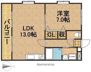 ラ・セフィーロⅦ【3階】の間取り