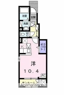 メゾン・シュエットA【1階】の間取り