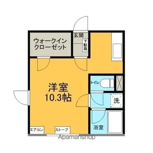 フレンドリー卸町2号館【110号室】の間取り