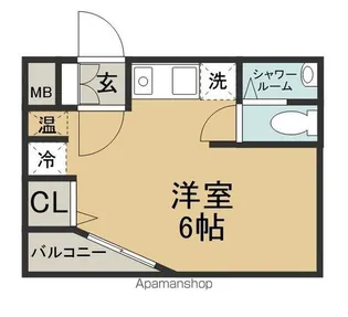 エレガンス宮町【315号室】の間取り