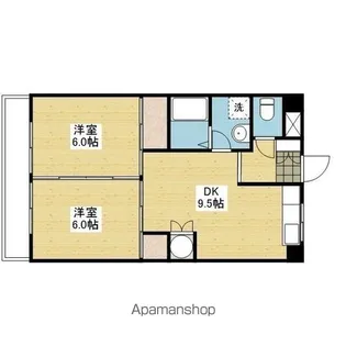 エクシード久万ノ台【5階】の間取り