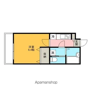 エコロジー都立大学レジデンス【1階】の間取り