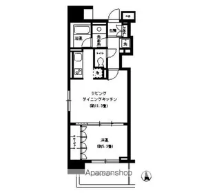 KDXレジデンス芝公園【5階】の間取り