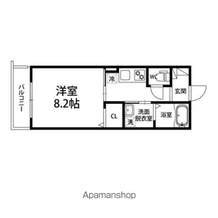 CENTURY B【207号室】の間取り
