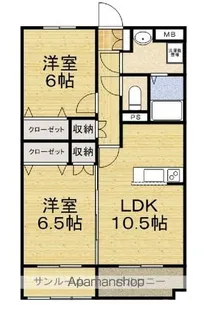 マンションREFINADO【201号室】の間取り