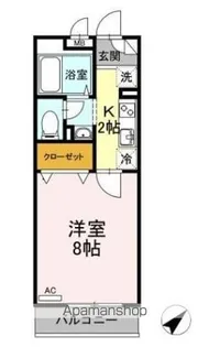 ソレーユ・トレビナ【1階】の間取り