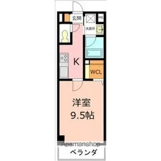 アーバンライフ名駅ウエスト【8階】の間取り
