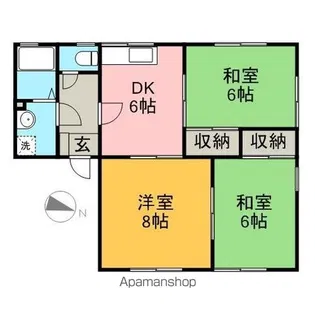 ヴァンヴェール【2階】の間取り