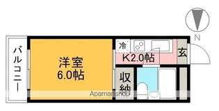 1Kの間取り画像