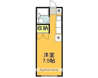 エステートピアメイA【201号室】の間取り