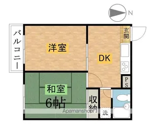 小比企マンション【1階】の間取り