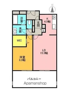 CUORE【502号室】の間取り