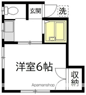 う月荘【205号室】の間取り