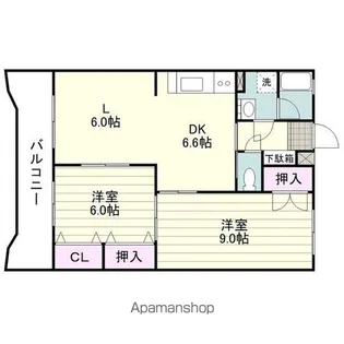 グランシャリオ七枝【302号室】の間取り