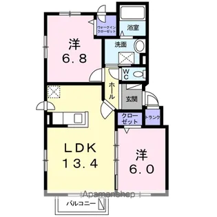 AMY Ⅴ【3階】の間取り