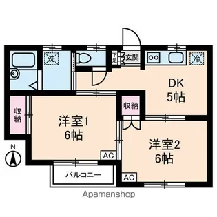 グリーンヒル蝉坂【2階】の間取り