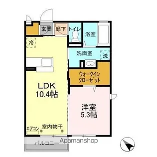 シャンテクレール Ⅰ【2階】の間取り