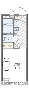 レオパレスのあ【1階】の間取り