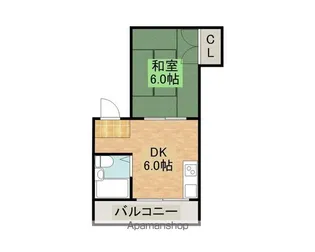 ハイム蘭【3階】の間取り