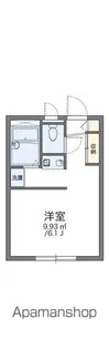 レオパレスドリーム【205号室】の間取り