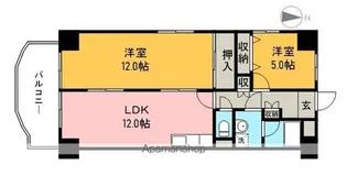 シャトレ片町【4階】の間取り