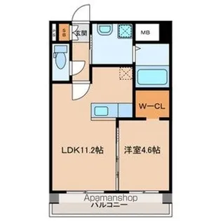WISTERIA SUITE【803号室号室】の間取り
