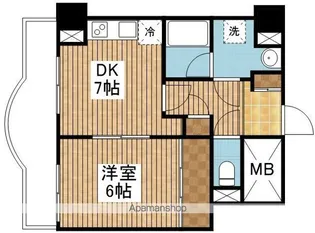 アクシス駅南イースト【8階】の間取り