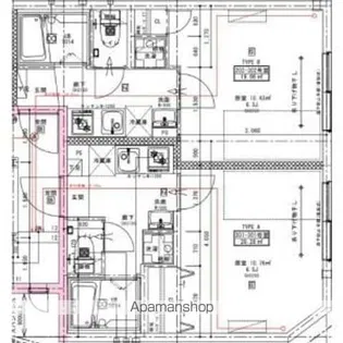 CENTRAL COURT川崎【2階】の間取り