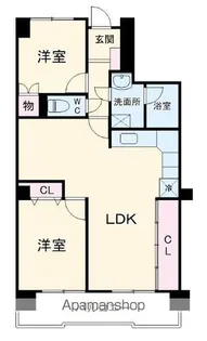 ユニーブル一社【4階】の間取り