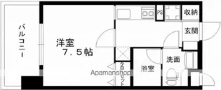 レジディア熊本辛島【3階】の間取り