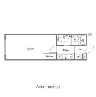 GRAN PASEO中野【205号室】の間取り